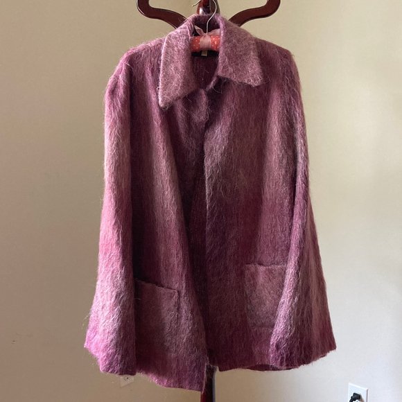 Andrew Stewart Jackets & Blazers - Vintage Scottish Mohair & Wool Cape Poncho by Andrew Stewart